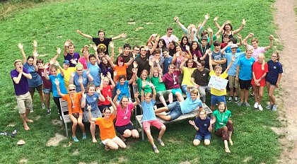 Gruppenfoto Science Camp Halle 2015